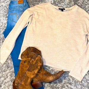 Forever 21 cream top!